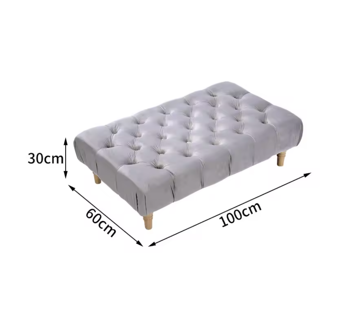 Plush Footstool