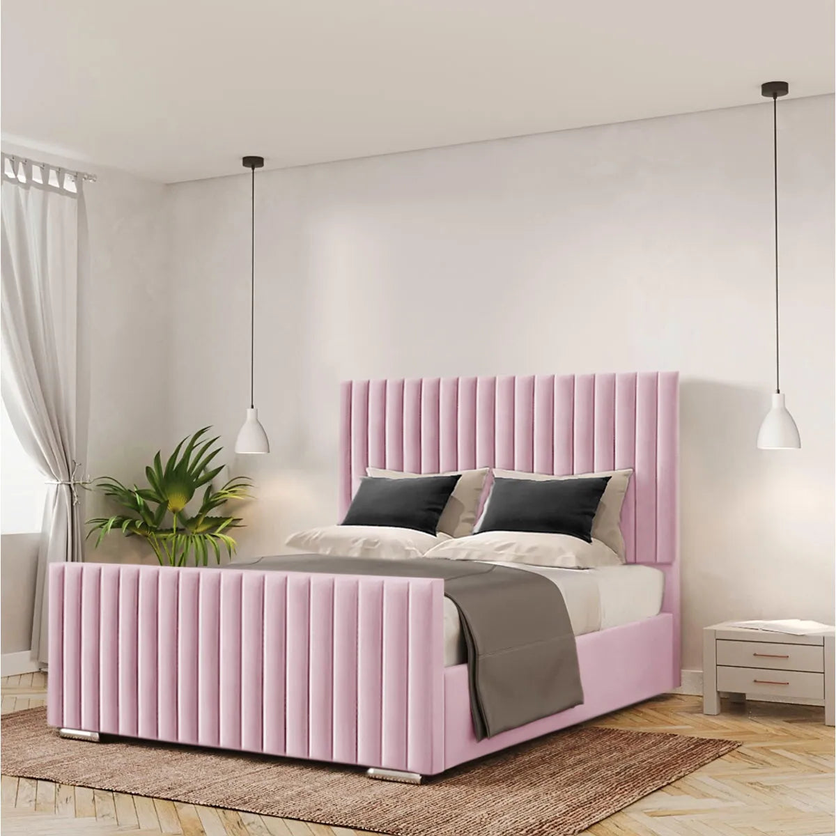 Faye Panel Bed