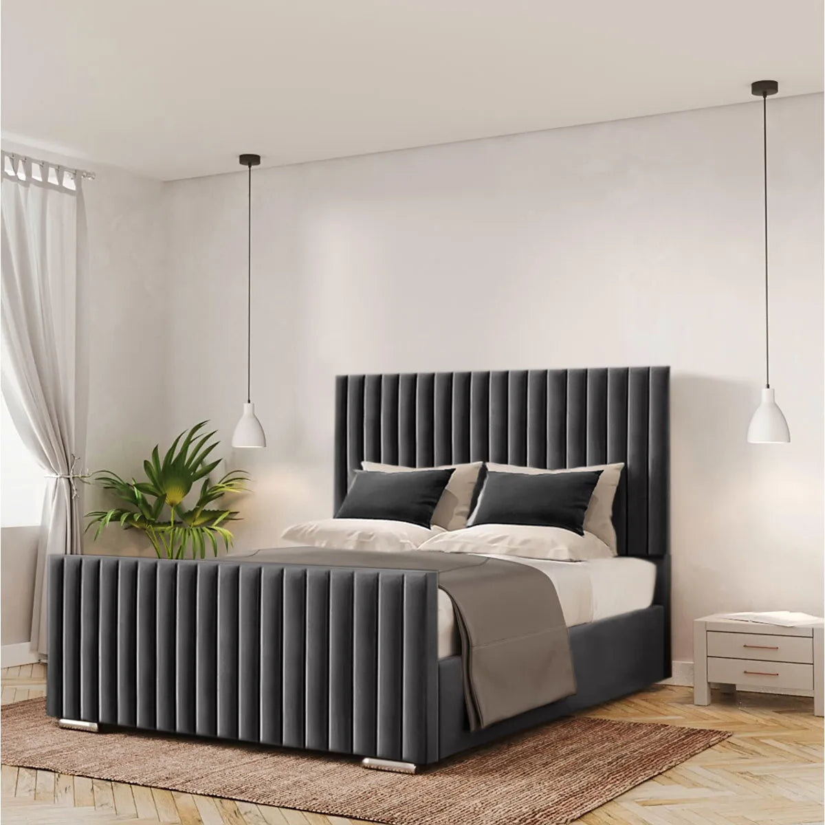 Faye Panel Bed