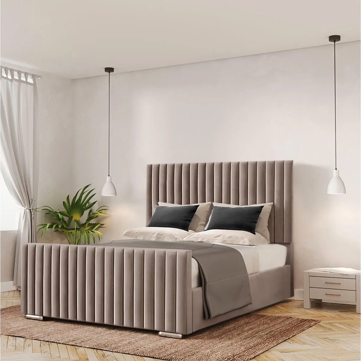 Faye Panel Bed