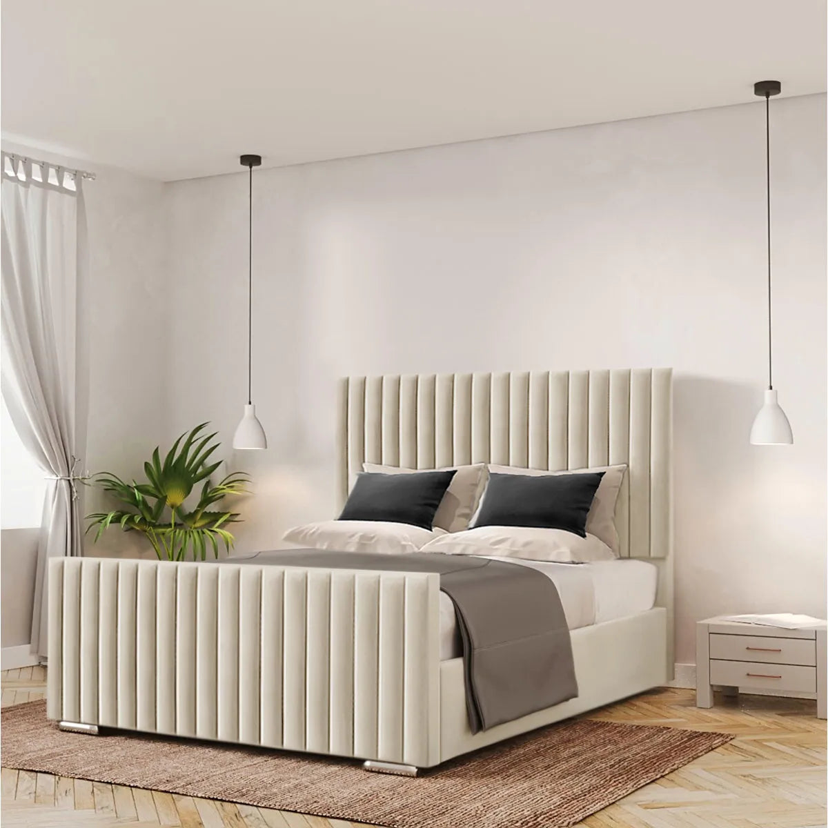 Faye Panel Bed