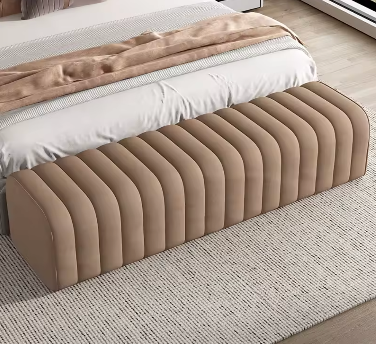 Scandinavian Modern Footstool