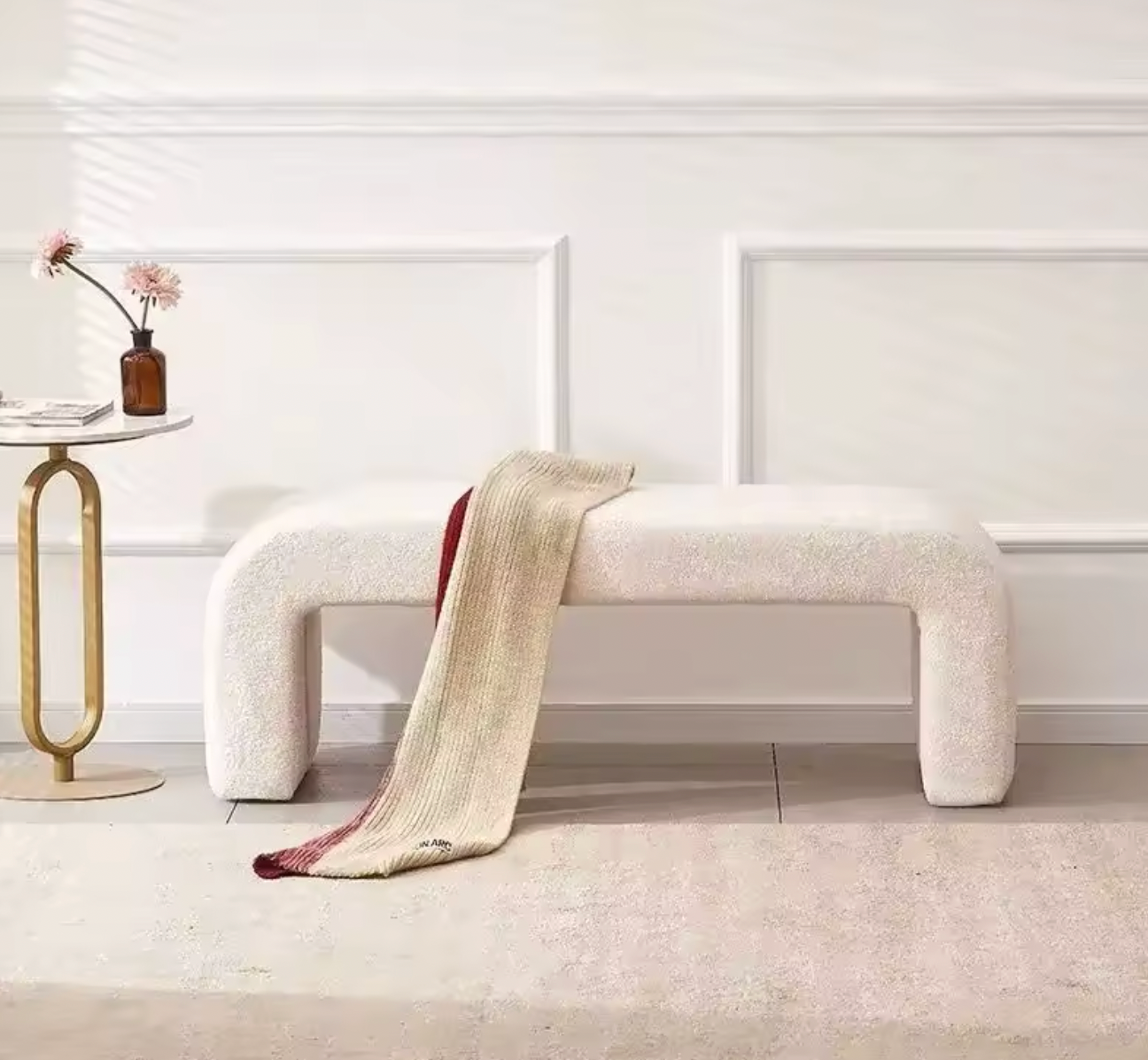 Lambskin Stool | Bench | Footstool
