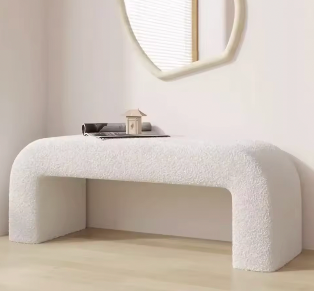 Lambskin Stool | Bench | Footstool