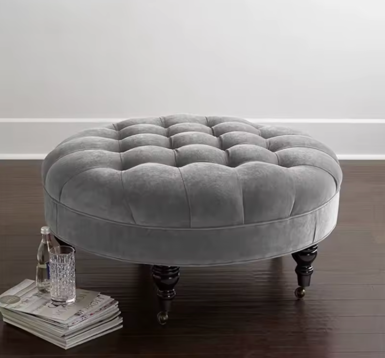 Footrest Bench for Bedroom Living Room Fabric Upholstered Shoe Bench