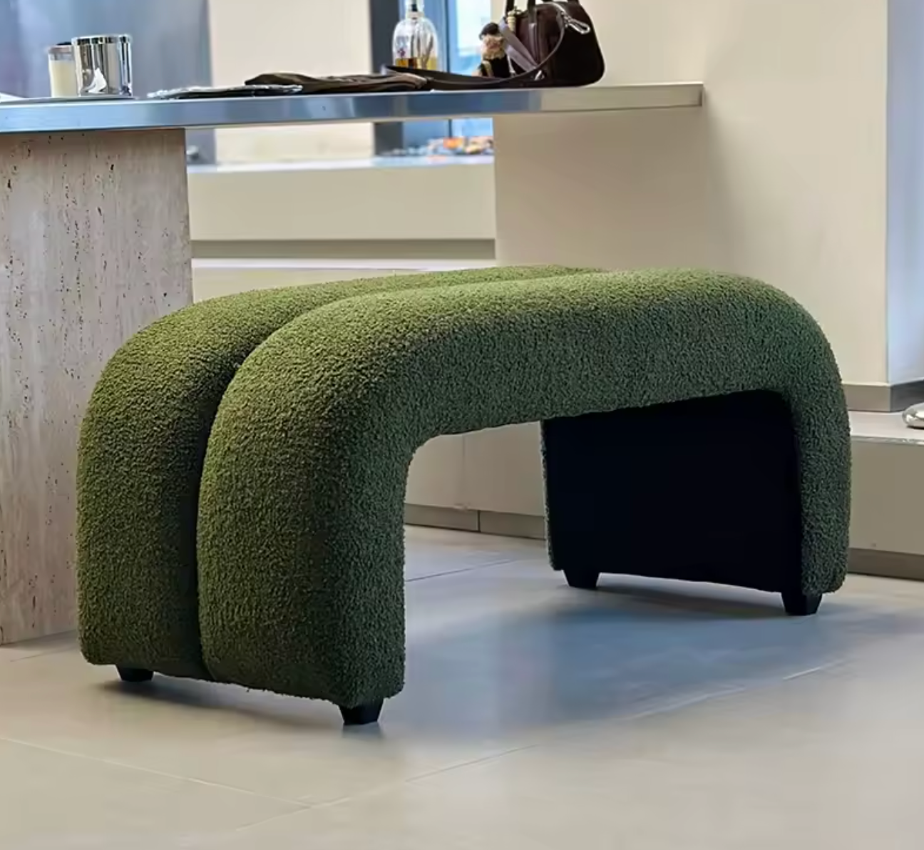 Fluffy Lamb Table Stool