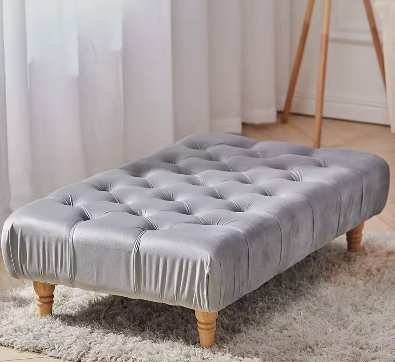 Plush Footstool